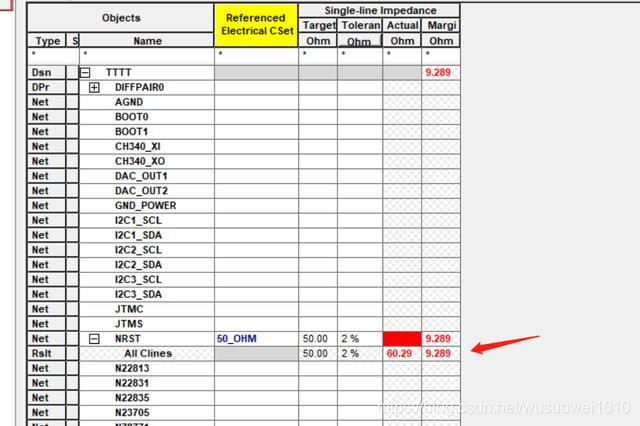 Cadence的allegro下设置阻抗